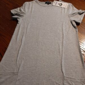 NWT Women's Small Lyrur Short Sleeve Tunic T-Shirt Dress
